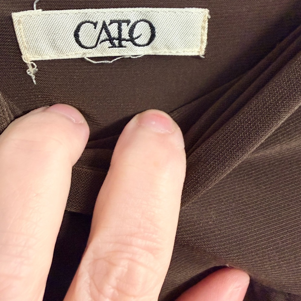 Cato Dark Brown Maxi Skirt - Picture 3 of 3